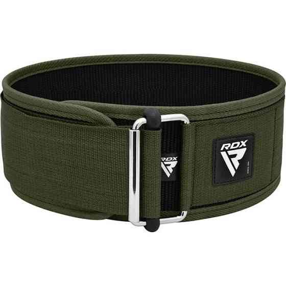 Пояс для важкої атлетики RDX RX1 Weight Lifting Belt Army Green S Каменское