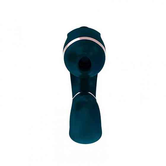 Вакуумный стимулятор клитора и точки G Adrien Lastic My-G из силикона, зеленый Sex Aura Киев