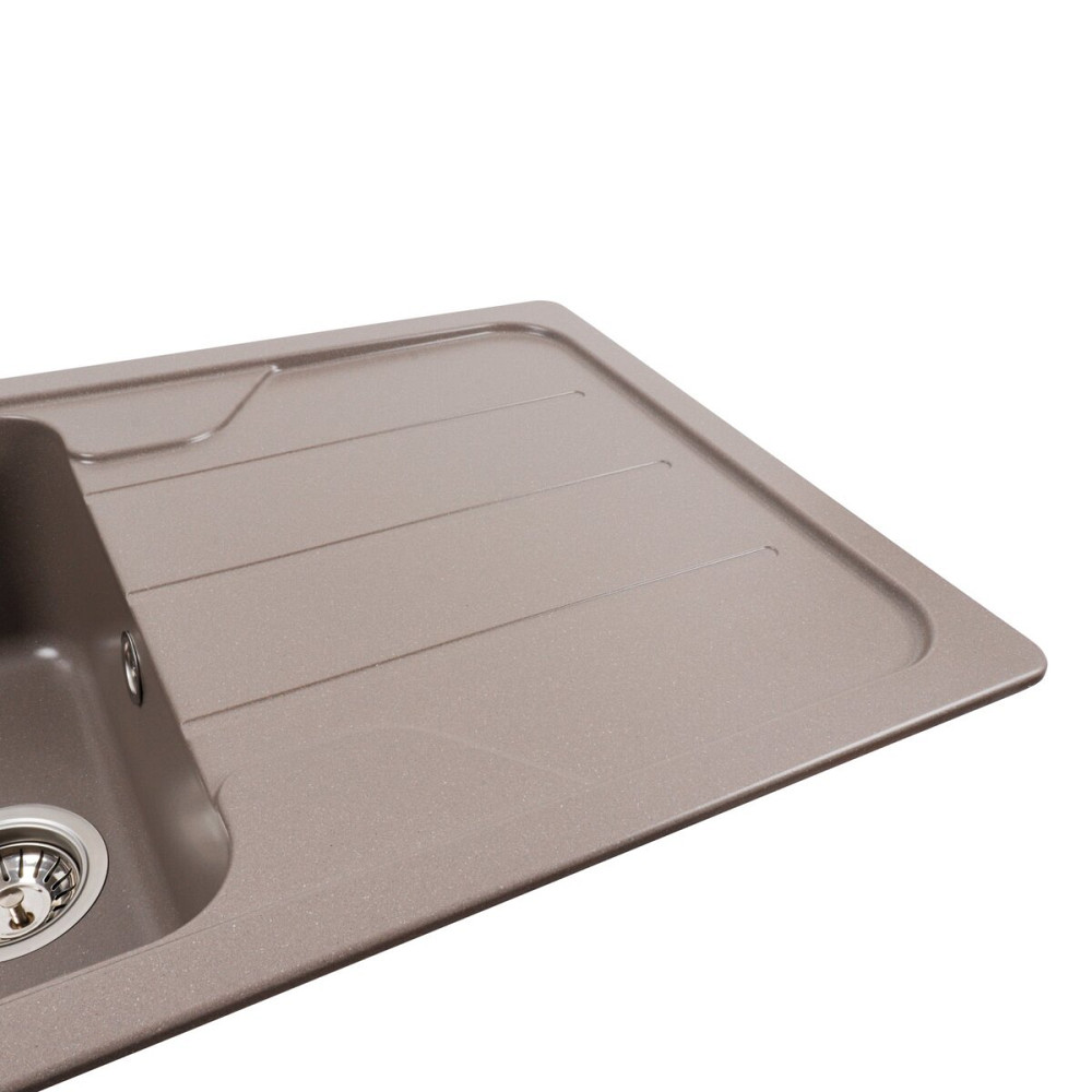Гранітна мийка для кухні VALESO VERONA 7850 матова Дюна Коломыя - изображение 3