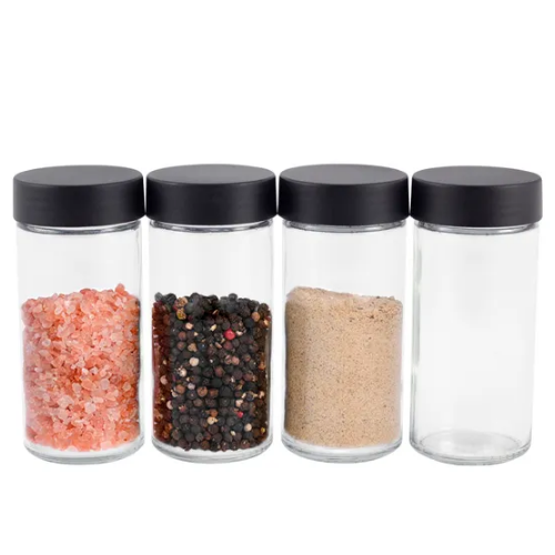 Набір ємностей для спецій 16шт на підставці чорний Ofenbach 101002 Житомир