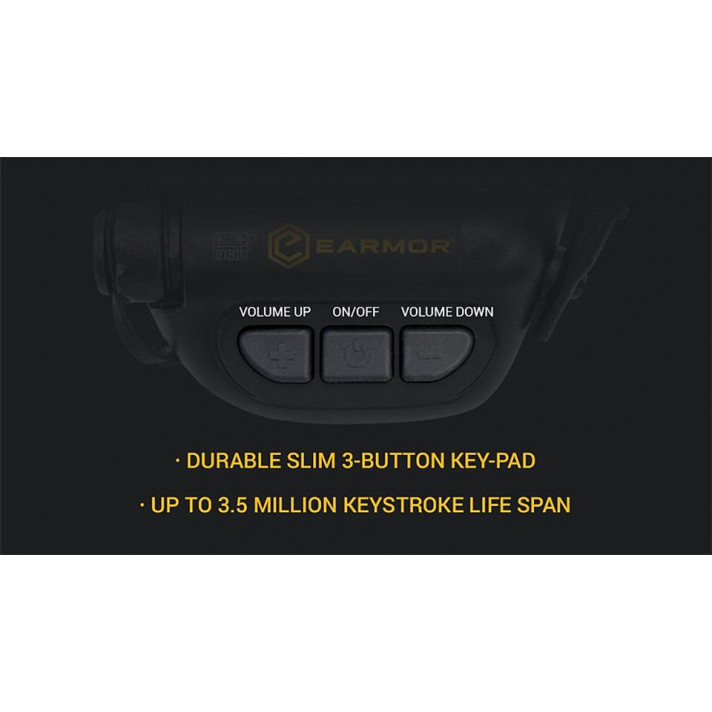 Тактические активные наушники Earmor М32 FG Оливковый Киев - изображение 7