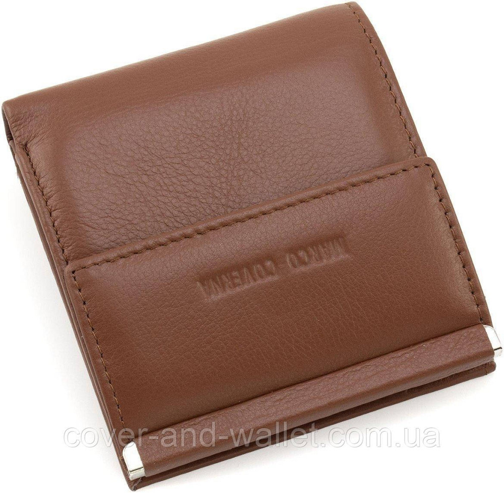 Коричневый женский кошелек небольшого размера из натуральной кожи Marco Coverna MC 213 Киев - изображение 2