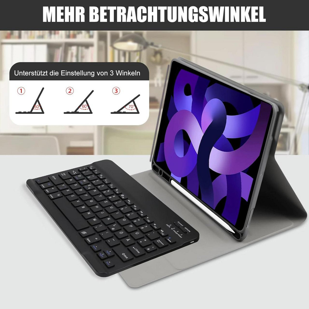 Чохол DINGRICH з клавіатурою для iPad Air 5 2022/Air 4 2020 10.9/iPad 4-го покоління 10.9 / iPad Pro 11 2018 Дніпро - фото 7