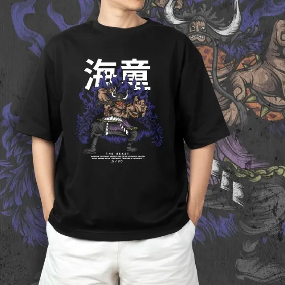 Футболка для подростка мальчика с принтом Ван Пис Kaido The Bea140t Размер 160 Anime10244 Днепр