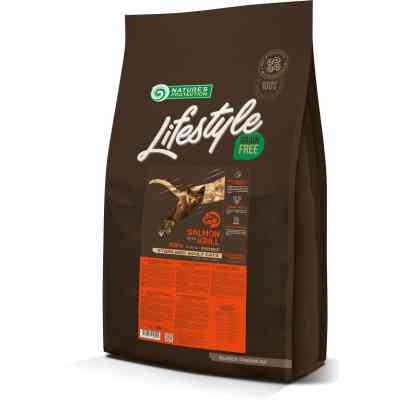 Сухий корм для кішок Nature&apos;s Protection Lifestyle Grain Free Salmon with krill Sterilised 7 кг (NPLS45800) Вінниця