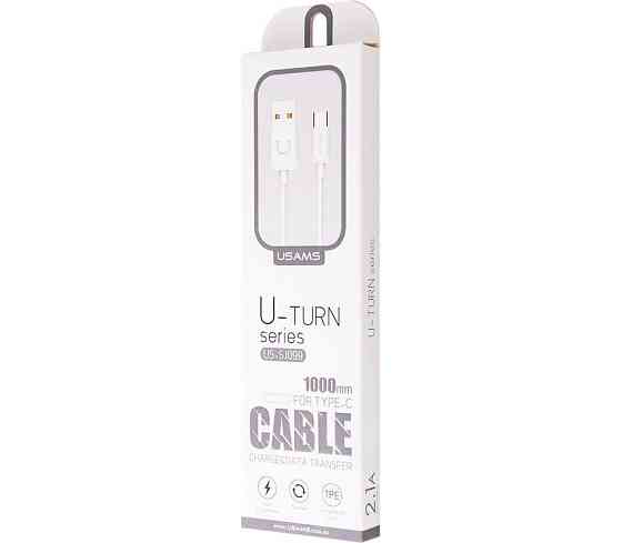 Кабель USAMS Micro USB U-Turn US-SJ098 White Київ