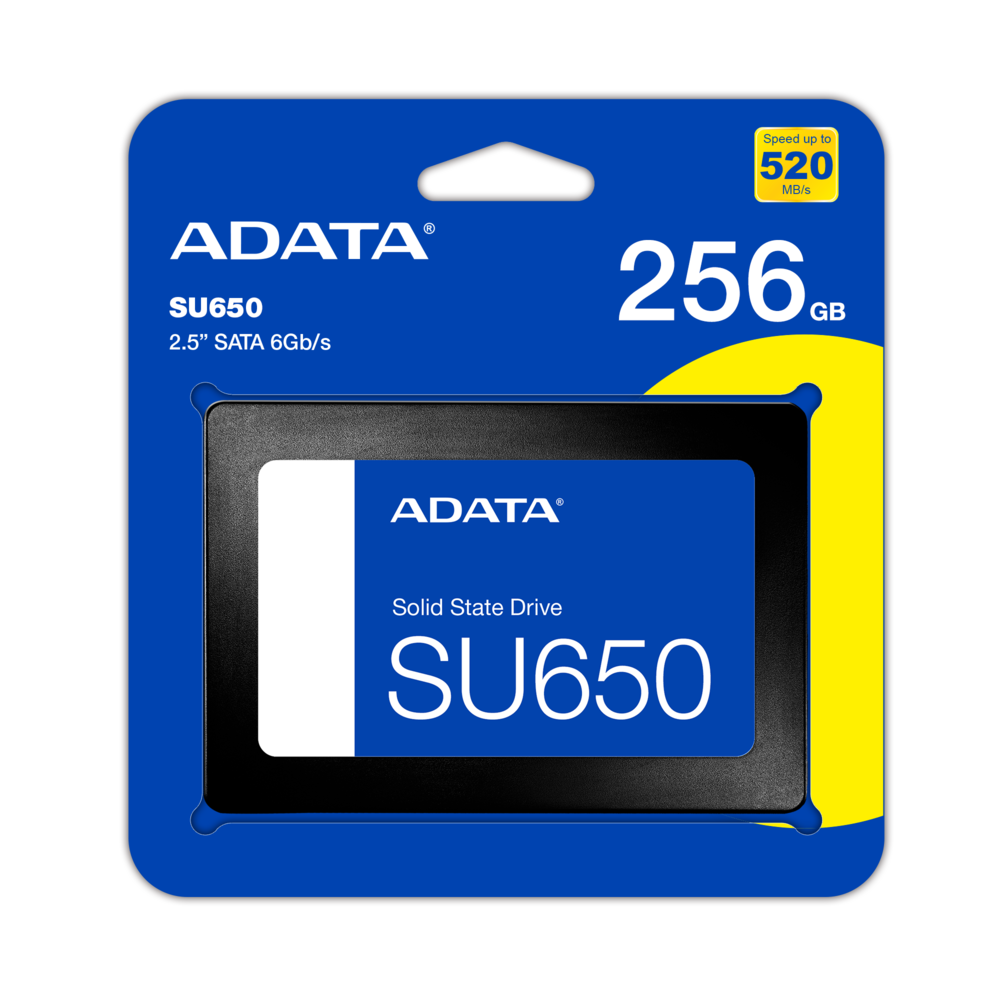 SSD диск накопитель ADATA Ultimate SU650 256GB 2.5" SATA III 3D NAND Одеса - фото 2