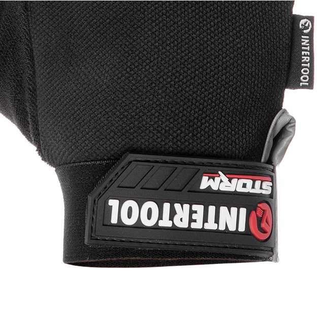 Перчатка из спандекса дышащий материал, антискользящее покрытие ладони, усиление на большом и указательном пальцах, 10