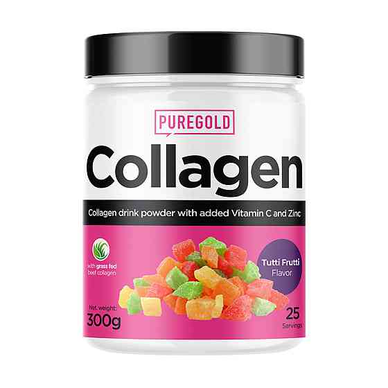 Колаген Pure Gold Protein Collagen - 300g (Tutti Frutti) Луцьк