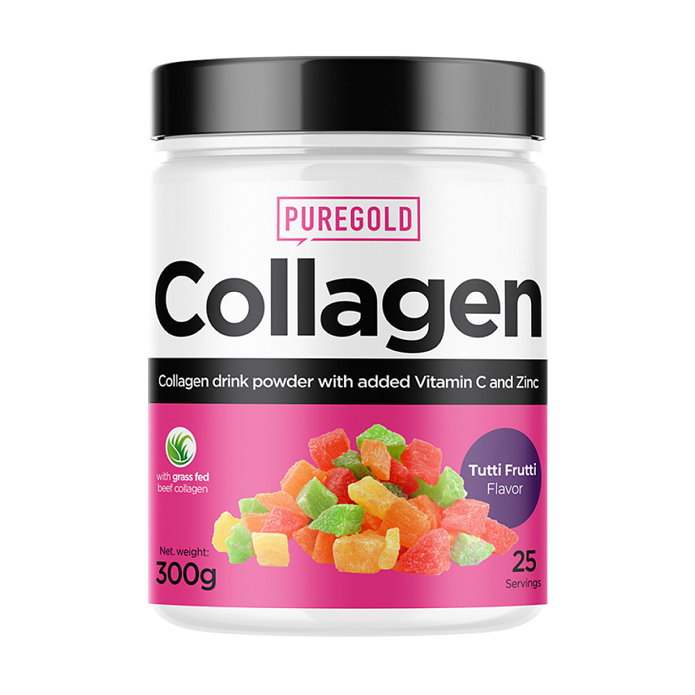 Колаген Pure Gold Protein Collagen - 300g (Tutti Frutti) Луцьк - фото 1