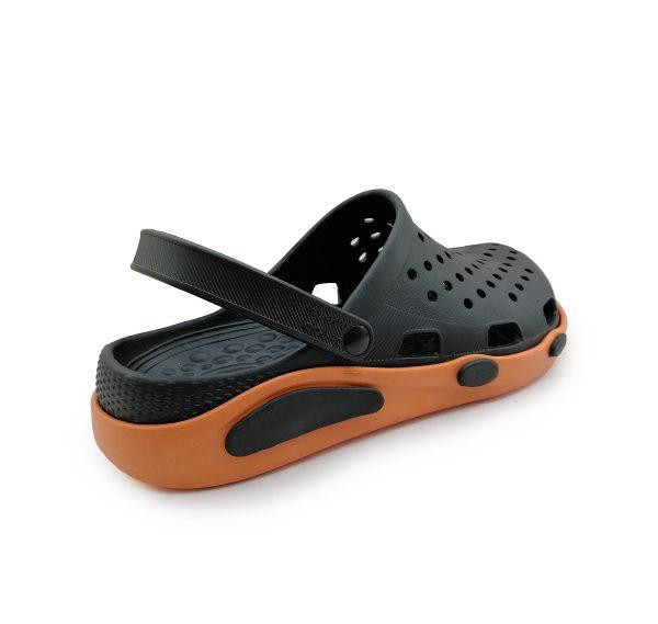 Мужские сабо Crocs-стиля черно-оранжевые 43-44 размер Київ - фото 3