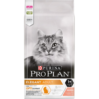 Сухий корм для кішок Purina Pro Plan Elegant з лососем 10 кг (7613036529235) Вінниця - фото 2