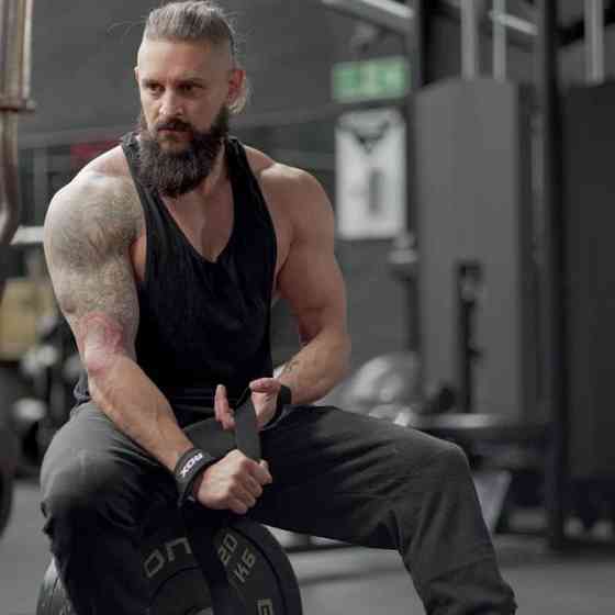 Лямки для тяги RDX W1 Gym Single Strap Blue Plus Луцьк