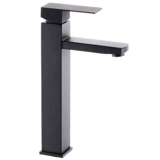 Смеситель для умывальника из нержавеющей стали SUS304 Mixxus KUB-001-High Черный MI2830 Харьков