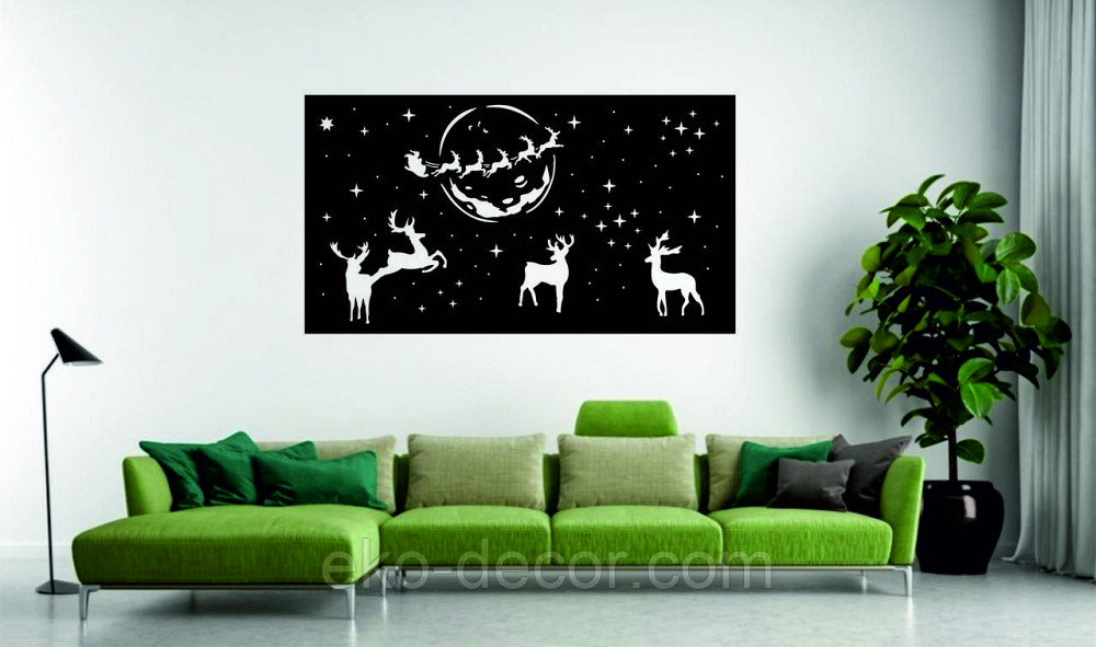 Декоративное настенное Панно «Новый год» Декор на стену Киев - изображение 4