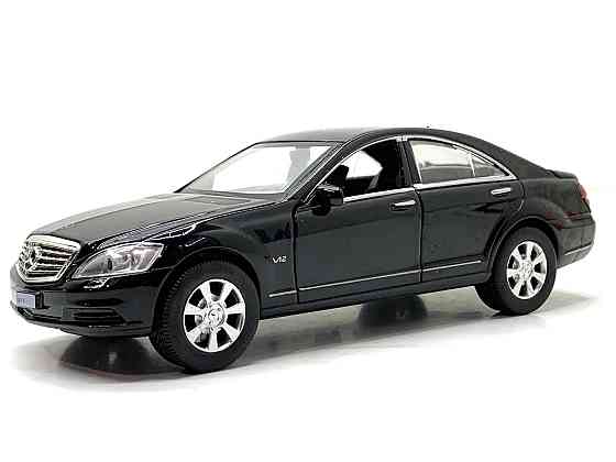 Машина Limo Toy Mercedes S Class інерційна відчиняються двері капот багажник 1:32 Чорна (AS-2705) Чернігів