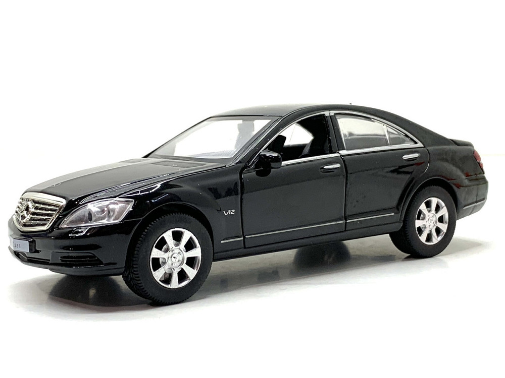 Машина Limo Toy Mercedes S Class інерційна відчиняються двері капот багажник 1:32 Чорна (AS-2705) Чернигов - изображение 1