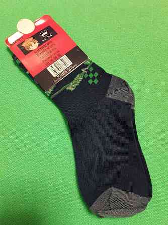 Носки для мальчиков темно-синие - 31-36 размер, по стельке 14-19см, 80% хлопок, 15% бамбук, 5% лайкра Киев