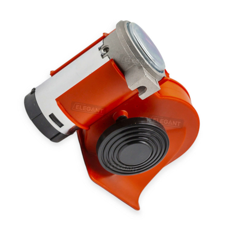 Сигнал воздушный улитка Nautilus 12V с компресором 2 тона красный Мукачево - изображение 3