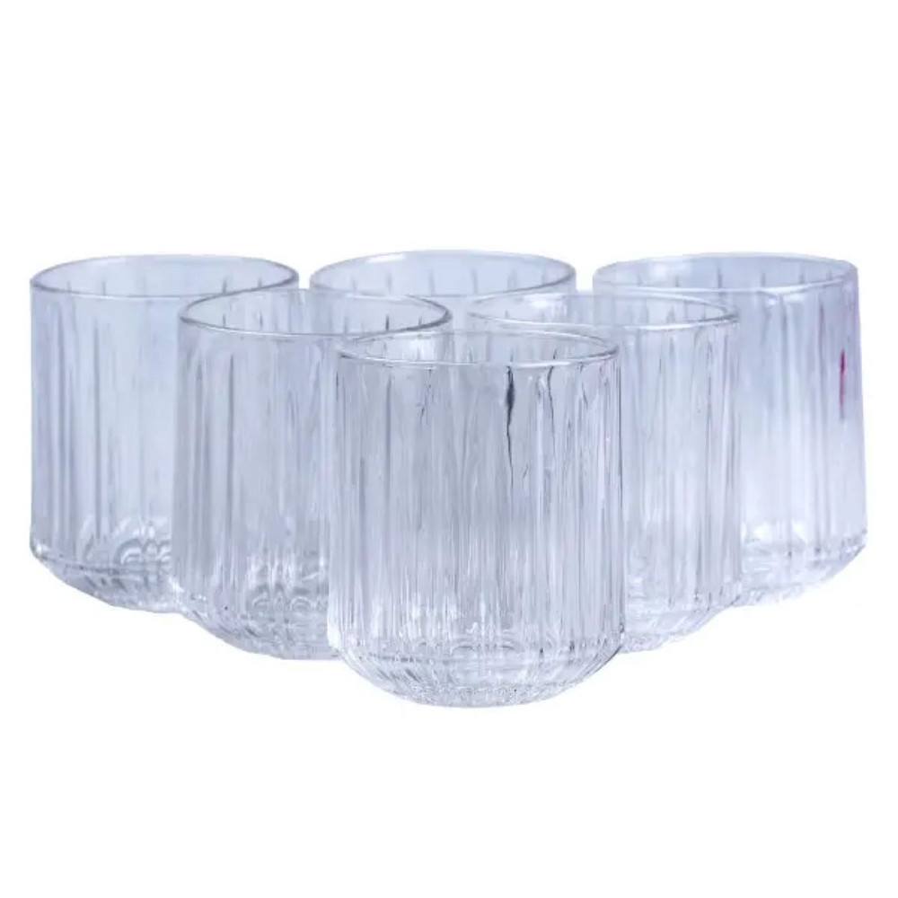 TS Kitchen Набір склянок скляних 6 штук по 315 мл прозорий Киев - изображение 3
