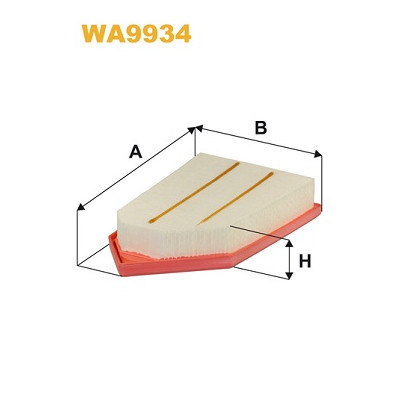 Повітряний фільтр для автомобіля Wixfiltron WA9934 Вінниця - фото 1