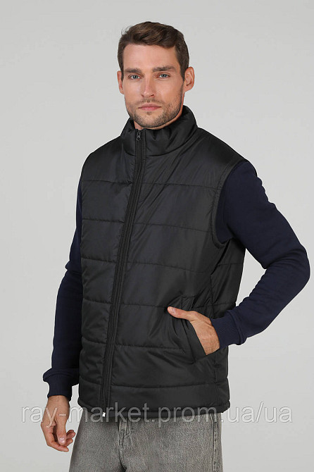 Жилет стьобаний Ray Basic чоловічий утеплений чорний (U0601M-Black) XXL Київ - фото 2