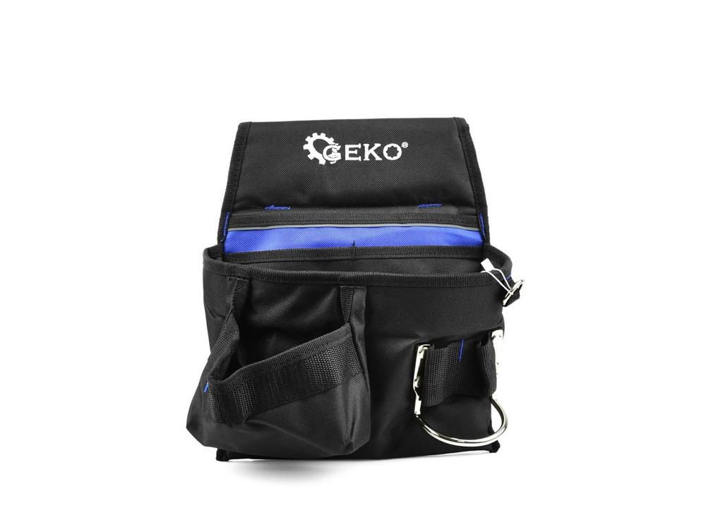 Пояс монтажника "GeKo" з трьома сумками для інстументів на 10 кишень Київ - фото 3