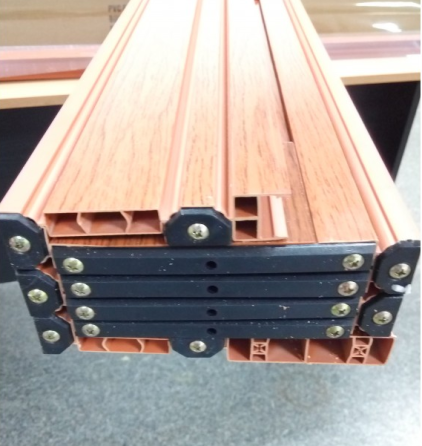 Дверь гармошка  полустекленная Symfonia 860х2030х10 мм Фруктовое дерево Днепр