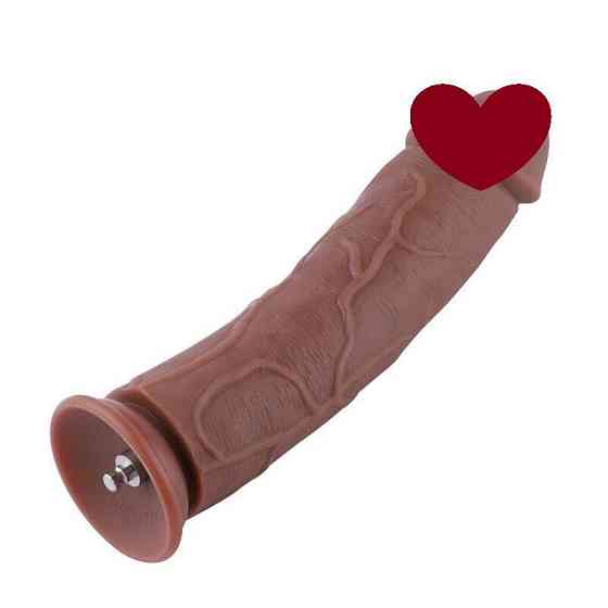 Силіконовий фалоімітатор для секс-машин Hismith 11″ Silicone Dildo, система KlicLok Sex Aura Київ