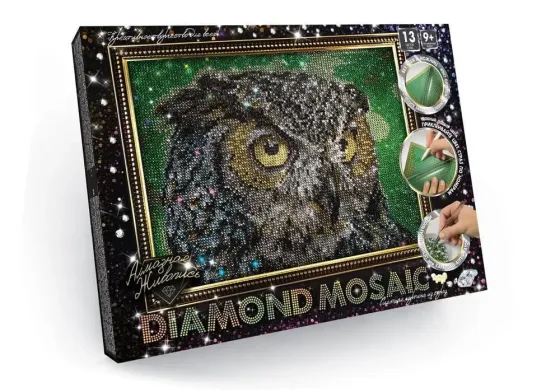 Набір креативної творчості "Алмазная живопись DIAMOND MOSAIC" малий (10), DM-02-01,02,03,04...10, шт Київ