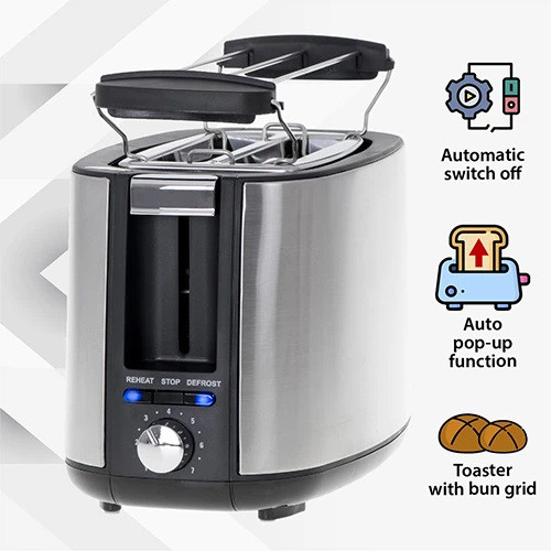 Тостер Adler AD 3214 900 Вт 7 режимов обжаривания автоматическое отключение TI-78 Львов - изображение 2