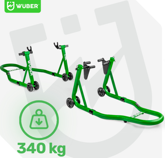 Подставки-подъёмники передняя и задняя для мотоцикла 340кг Wuber (Польша) Киев