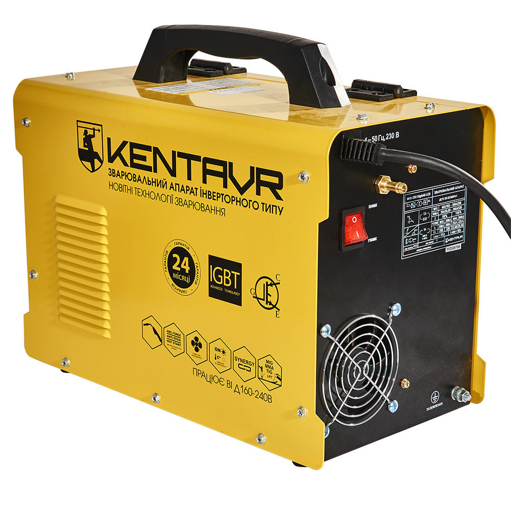 Зварювальний апарат Кентавр MIG-350 DigitAll LCD Харків - фото 7