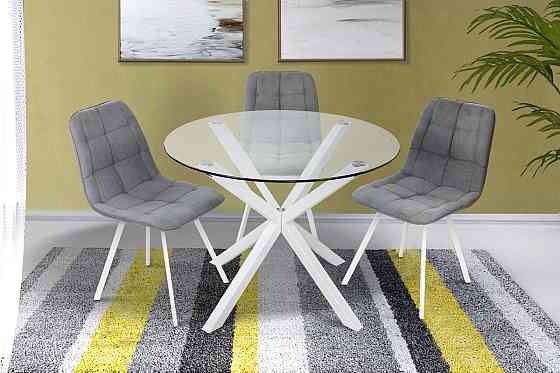 Стіл Джин XS-1298, (D=100), білий Київ