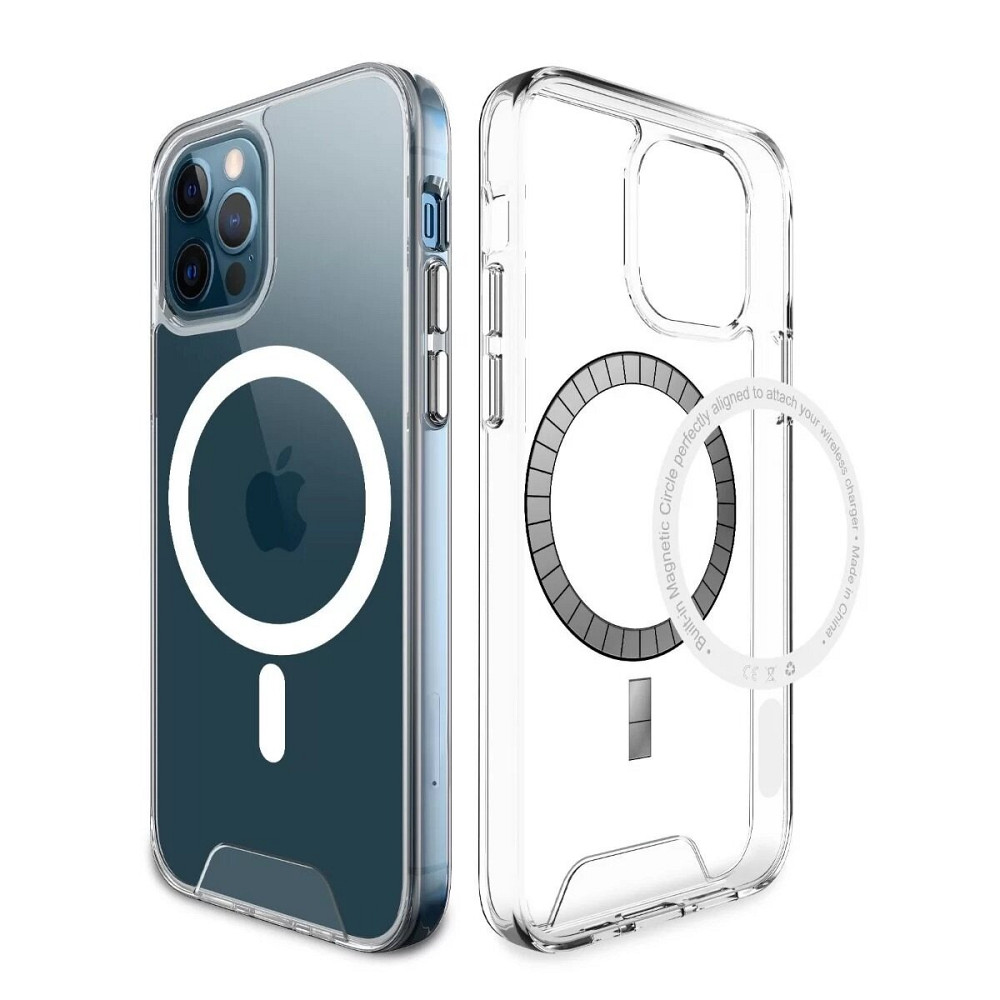 Чохол для смартфона Space Magnetic for Apple iPhone 15 Pro Max Transparent Київ - фото 1