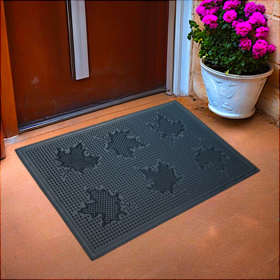 Килимок придверний гумовий 38*58см Кленовий листок Харків