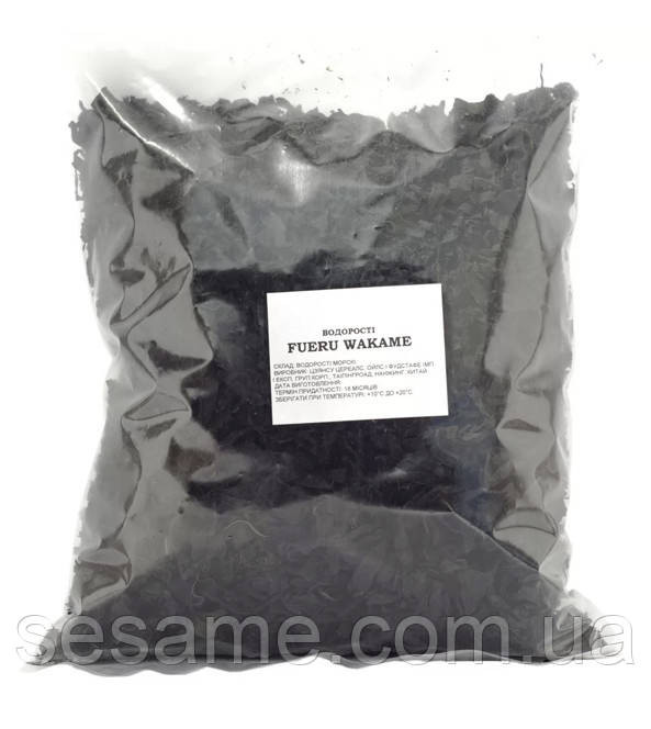 Водоросли сушеные вакаме резаные 200 г Харьков - изображение 1