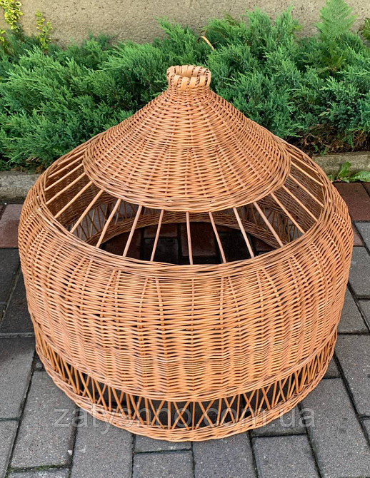 Подвесная люстра плетеная из лозы Киев - изображение 6