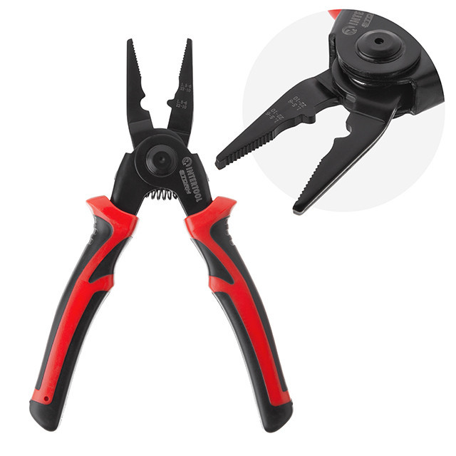 Плоскогубці багатофункціональні 5 в 1, змінні насадки, кейс, STORM INTERTOOL NT-0115 Київ - фото 9