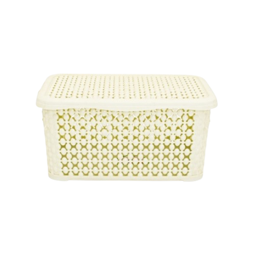 Кошик 2,5л з кришкою молочний Pearl ELIF Житомир