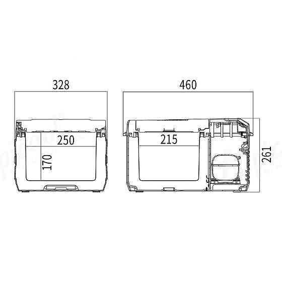 Компрессорный автохолодильник Alpicool NL9 (9 литров). До -20 ℃. Питание 12, 24, 220 вольт Киев