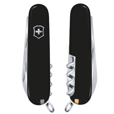 Нож Victorinox Sportsma 84 мм Чорний (0.3803.3) Винница - изображение 3