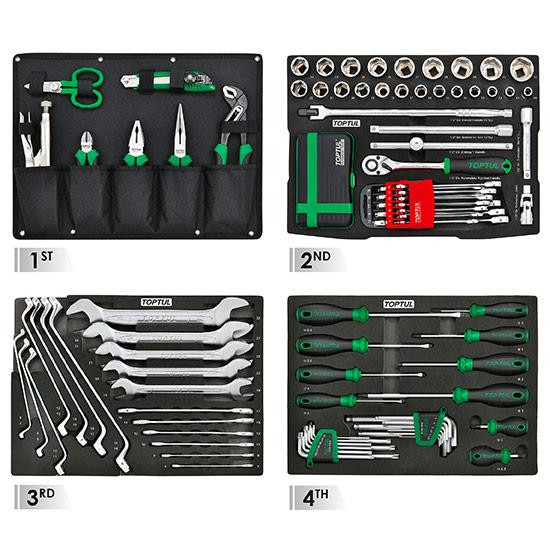Ящик з інструментом модульний (TBCE0202, 3 секції) 134ед. TOPTUL GCZ-134A Чернігів - фото 2