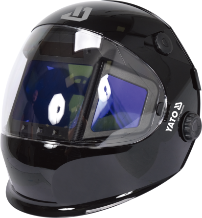 Маска електрозварювальника YATO TRUE COLOR з автозатемнюв фільтром 117х 156х 9,4мм, вічко- 108х82 мм Одесса