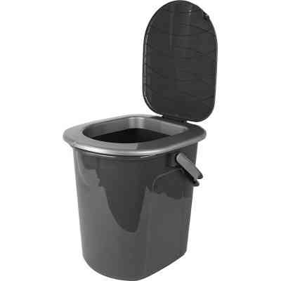 Відро-туалет Алеана Граніт/сірий 22 л (алн 171096/граніт/сіре) Вінниця
