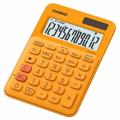 Калькулятор Casio MS-20UC-RG-W-EC, оранжевый (CALC-CAS-MS-20UC-RG) Винница