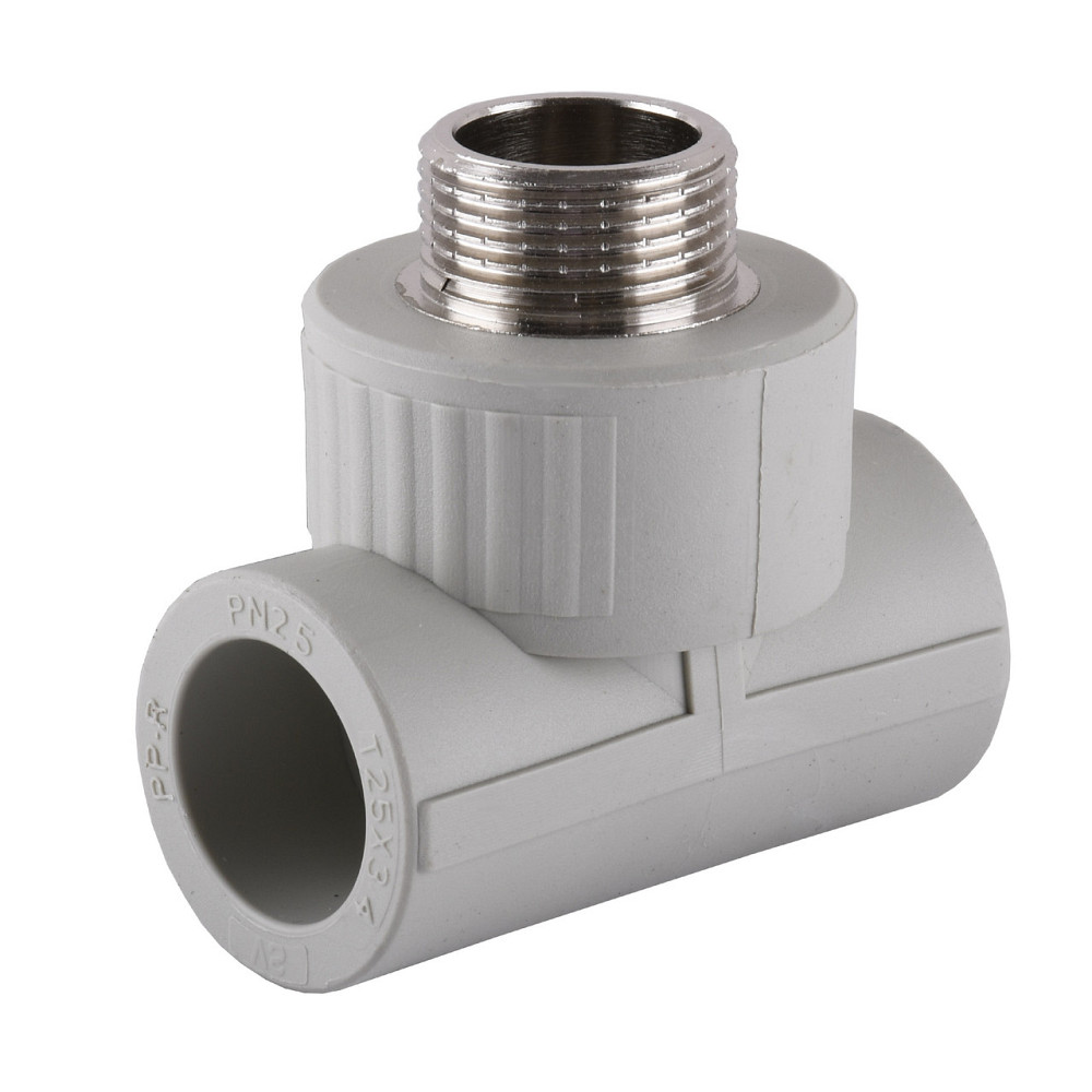 Трійник зовнішня різьба Vsplast PPR 20х1/2'' ** 1016 (000003140) Київ - фото 1