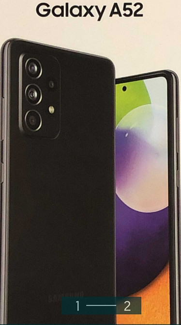 Смартфон: Samsung Galaxy A52, 4/128Gb. Black Київ - фото 1