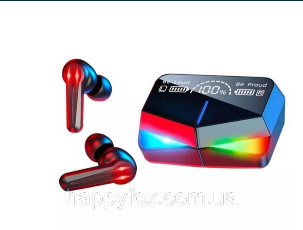 Бездротові навушники TWS M28 для прослуховування музики з Power Bank Львів - фото 1