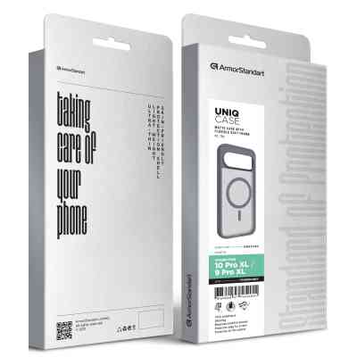 Чохол до мобільного телефона Armorstandart Uniq MagCase Google Pixel 10 Pro XL / 9 Pro XL Titanium Grey (ARM87923) Вінниця